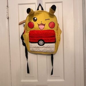 Yellow Pikachu Kids Backpack 2012